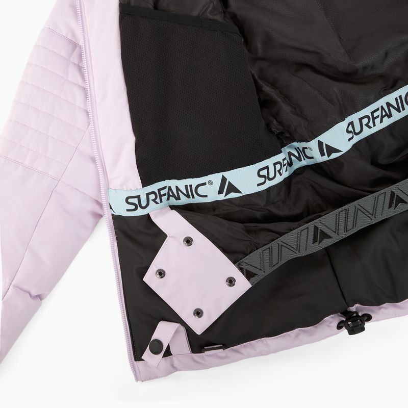 Kurtka narciarska damska Surfanic Luna Surftex ice lilac 7