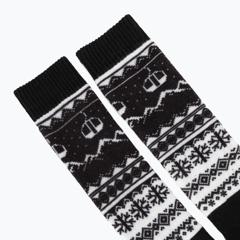 Skarpety narciarskie Surfanic Pro Tech 3 pak Fairisle black 4