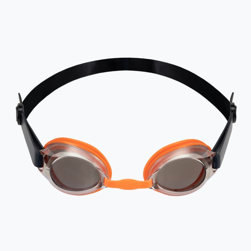 Okulary do pływania dziecięce Speedo Jet Mirror navy/volcanic orange/chrome 2