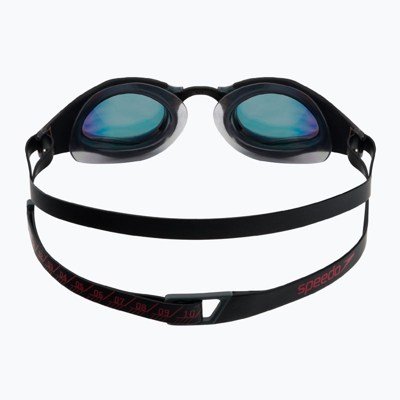 Okulary do pływania Speedo Fastskin Hyper Elite Mirror black/oxid grey/fire gold 5