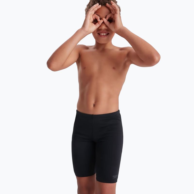 Jammery pływackie dziecięce Speedo ECO Endurance + Jammer black/white 5