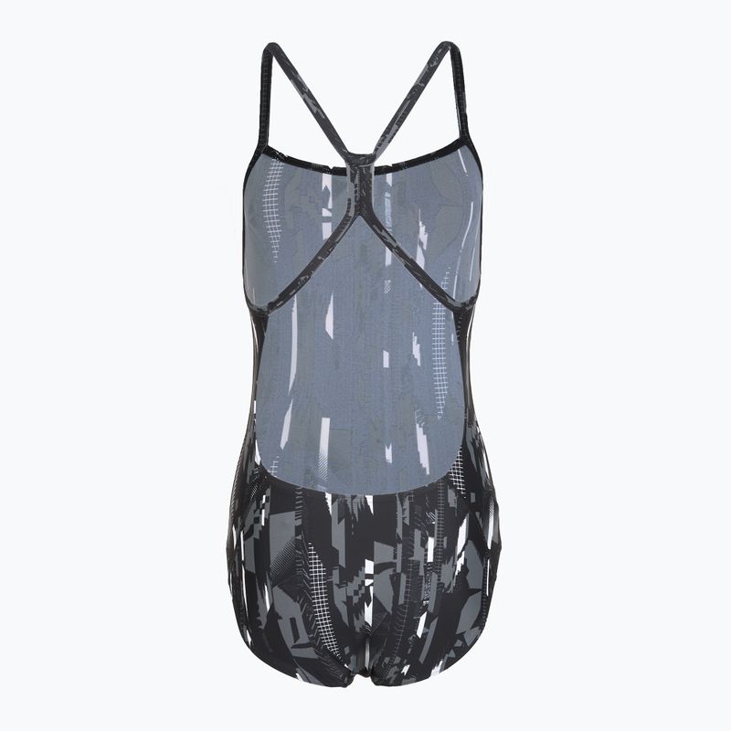 Strój pływacki jednoczęściowy damski Speedo Allover Rippleback black 2