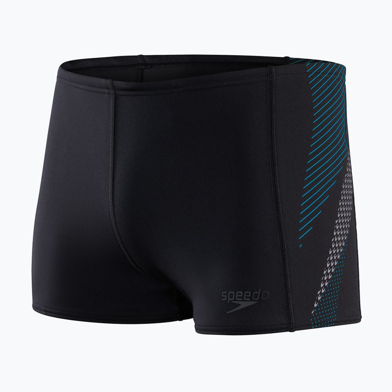 Bokserki pływackie męskie Speedo Tech Panel Aquashort black/pool/usa charcoal 5