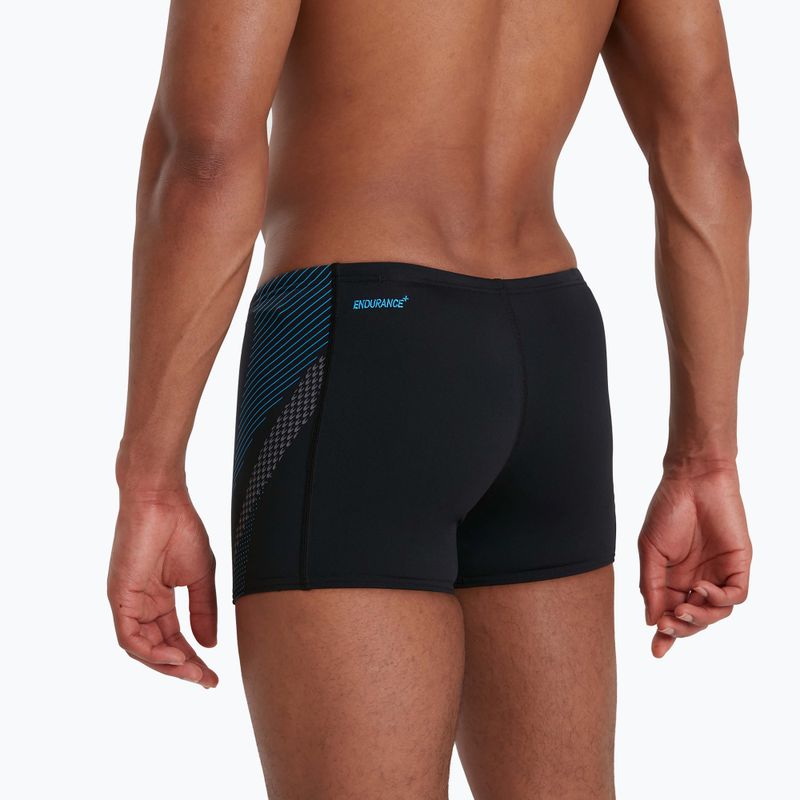 Bokserki pływackie męskie Speedo Tech Panel Aquashort black/pool/usa charcoal 7