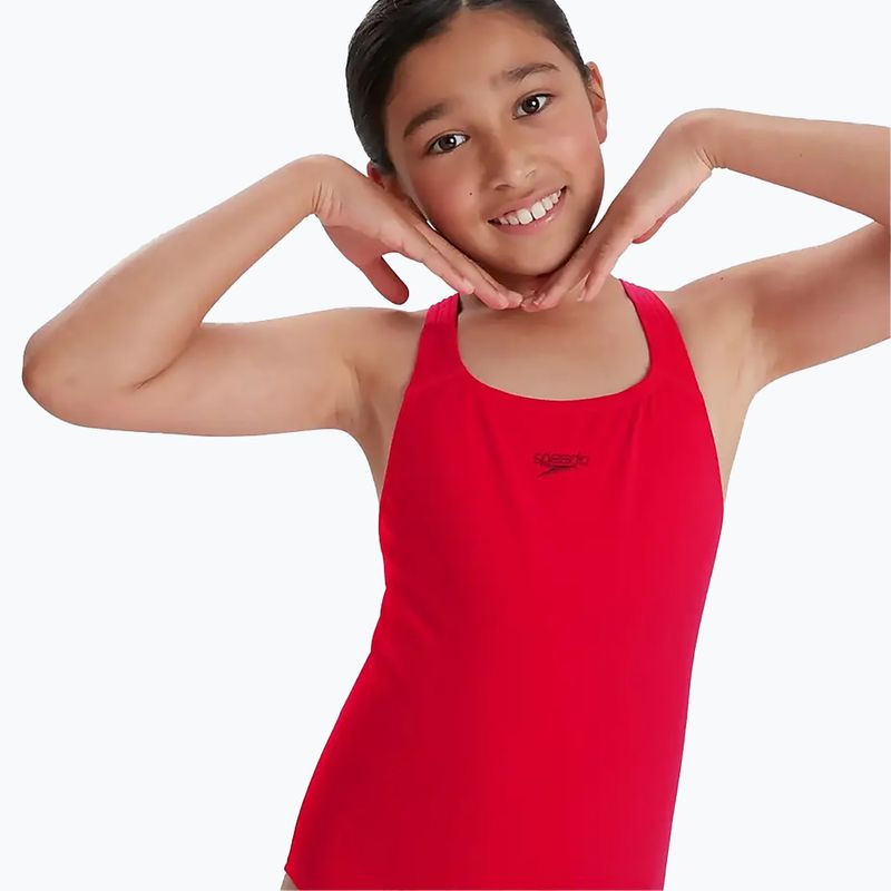 Strój pływacki jednoczęściowy dziecięcy Speedo Endurance+ Medalist fed red 11