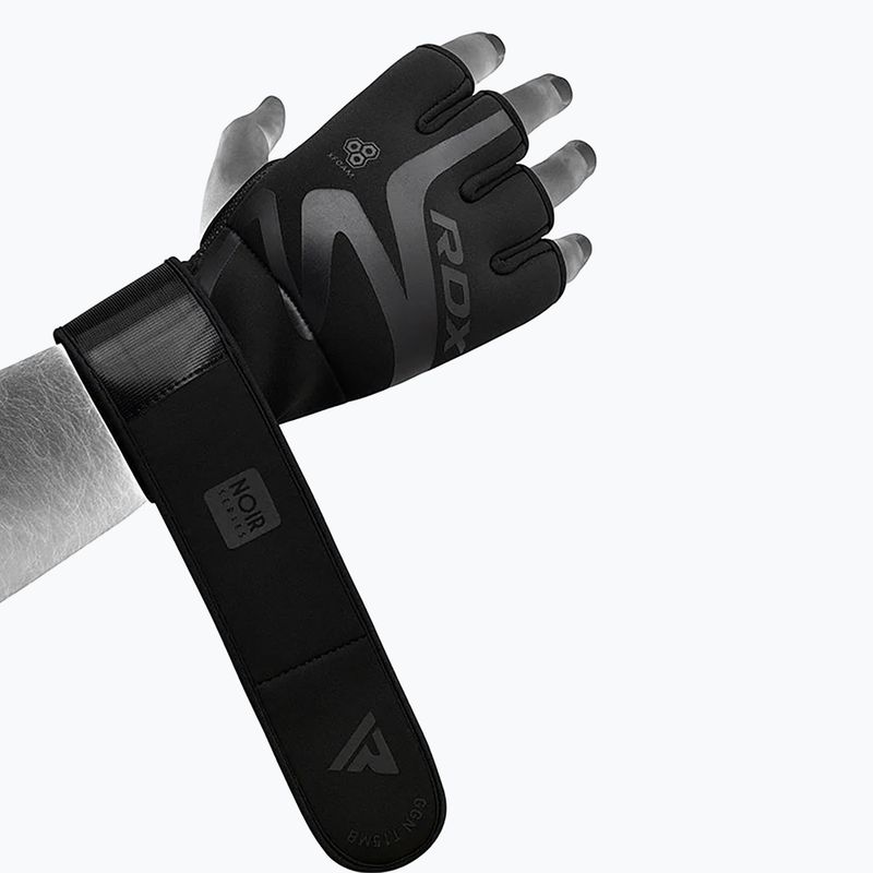 Rękawice grapplingowe RDX Grappling Glove Neoprene T15 matte black 6