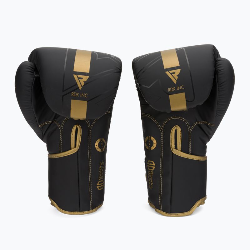 Rękawice bokserskie RDX F6 matte golden 3