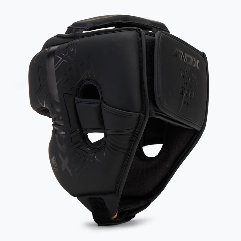 Kask bokserski RDX F6 Kara Head Guard black 3