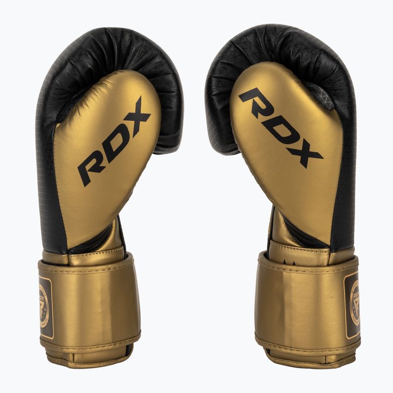 Rękawice bokserskie RDX L2 Mark Pro Sparring Boxing Hook & Loop golden 4