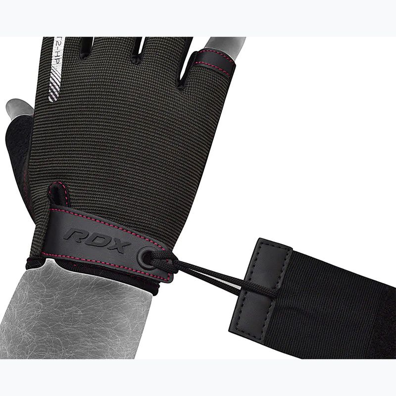 Rękawiczki treningowe RDX T2 Half pink 5