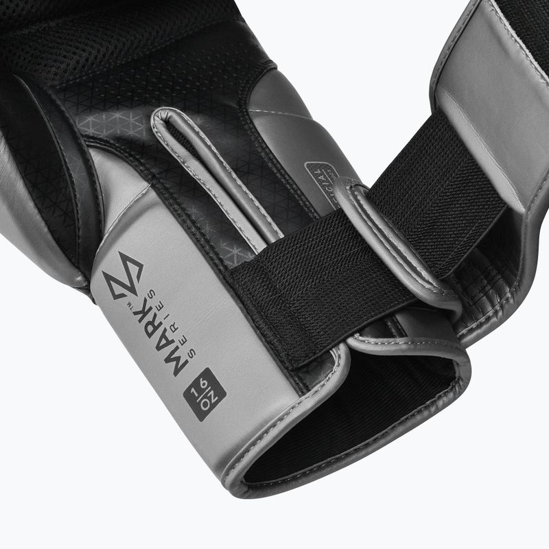 Rękawice bokserskie RDX L2 Mark Pro Sparring Boxing Hook & Loop silver 7