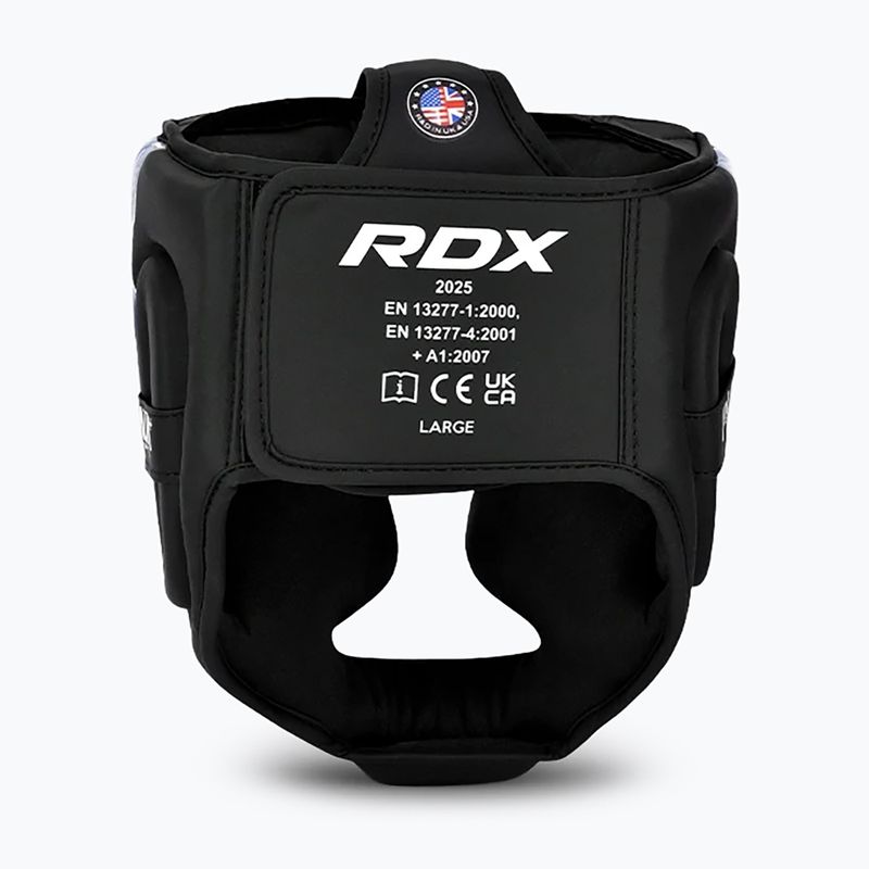 Kask bokserski RDX New Aura F17 Head black/blue 3