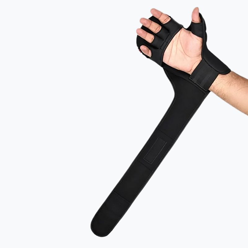 Rękawice MMA RDX Grappling Shooter New Aura F17 black/red 5