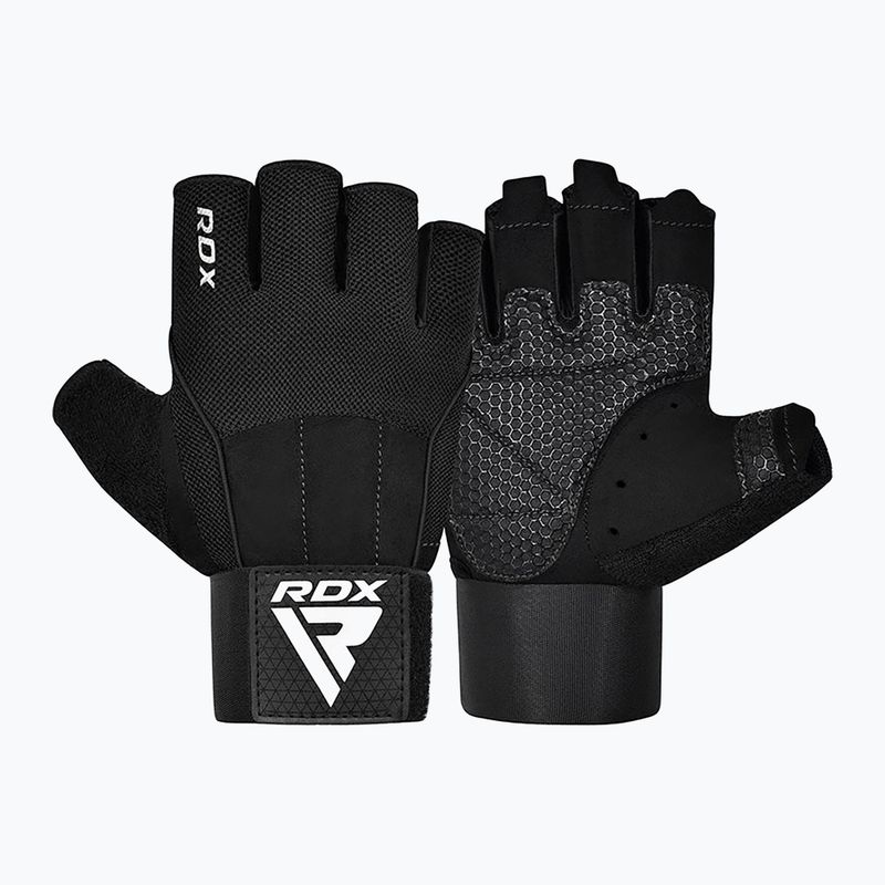 Rękawiczki treningowe RDX Workout Gym Gloves W3B black 3