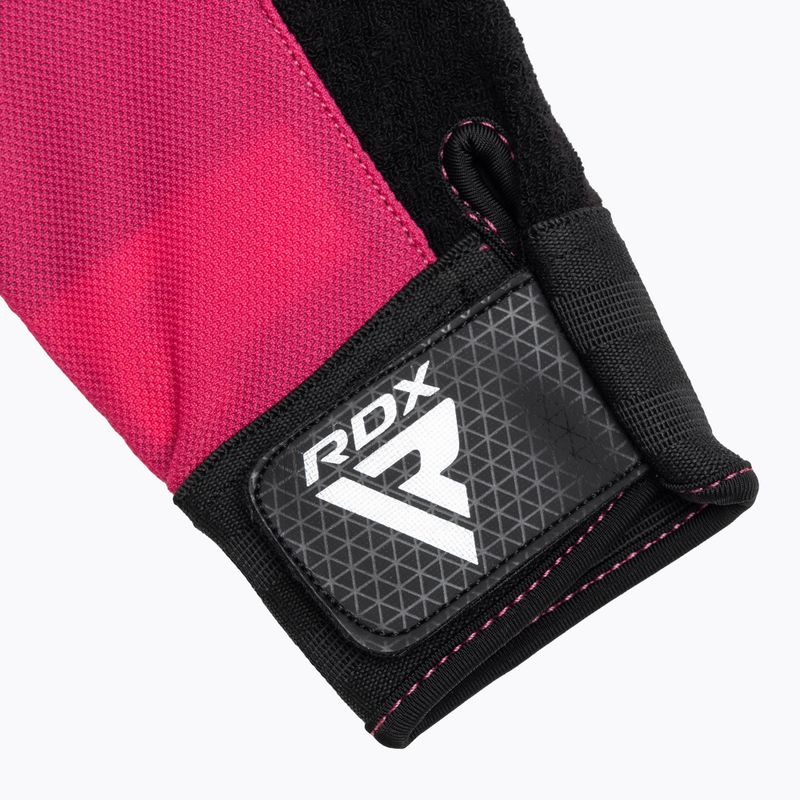 Rękawiczki treningowe RDX W1F Full Finger pink 5