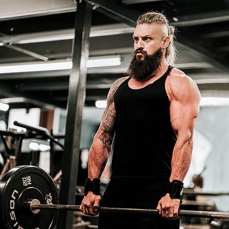 Paski do podnoszenia ciężarów z hakami RDX Gym Hook Plus black 10