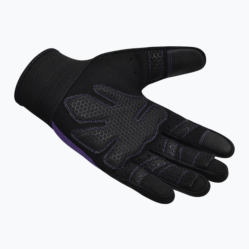 Rękawiczki treningowe RDX W1F Full Finger purple 4