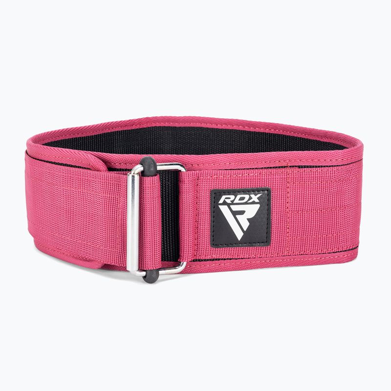 Pas do podnoszenia ciężarów RDX RX1 Weight Lifting Strap pink 2