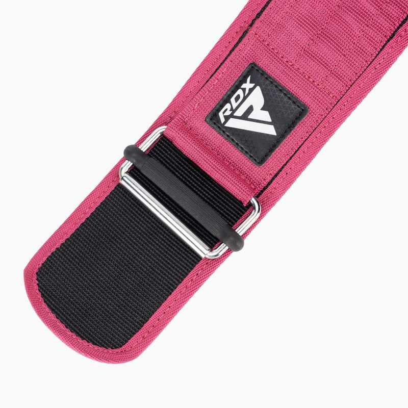 Pas do podnoszenia ciężarów RDX RX1 Weight Lifting Strap pink 3