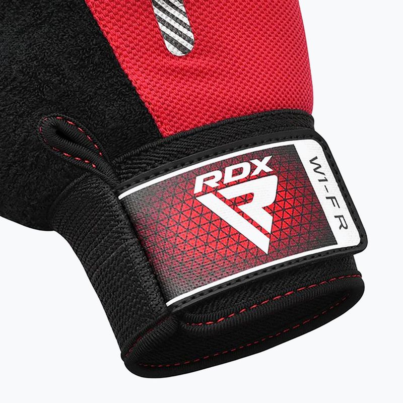 Rękawiczki treningowe RDX W1F Full Finger red 4