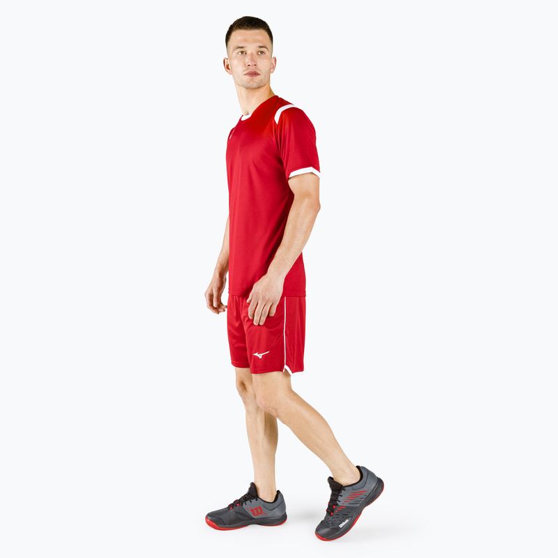 Spodenki treningowe męskie Mizuno High-Kyu czerwone V2EB700162 2