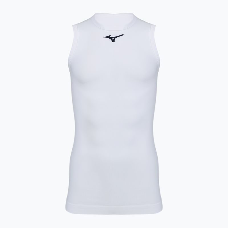 Koszulka do biegania męska Mizuno Core Underwear Sleeveless white/navy
