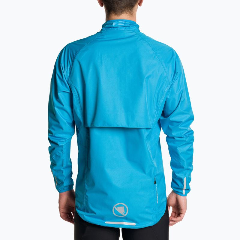 Kurtka rowerowa męska Endura Xtract II hi-viz blue 2