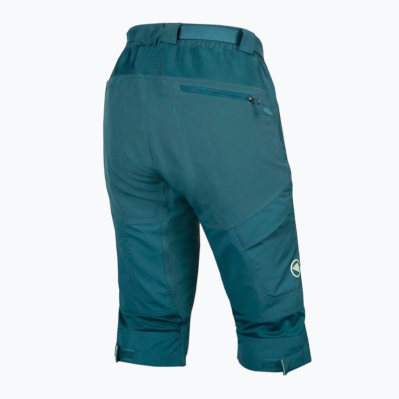 Spodenki rowerowe damskie Endura Hummvee 3/4 W blue steel 10