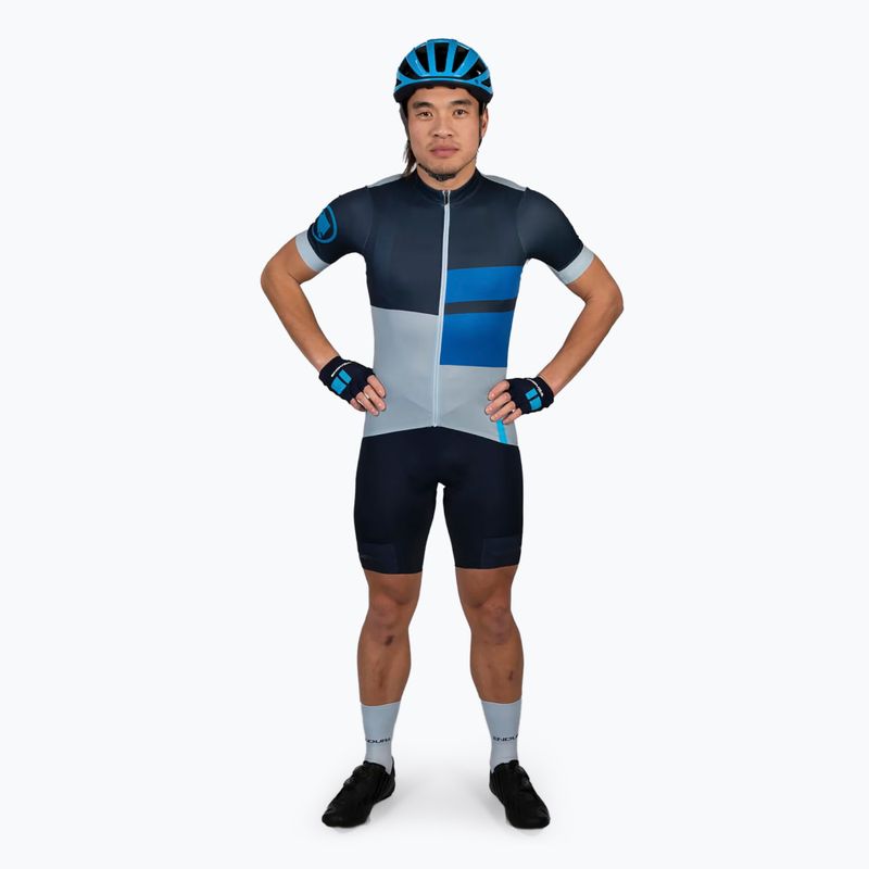 Koszulka rowerowa męska Endura FS260 Print ink blue 2