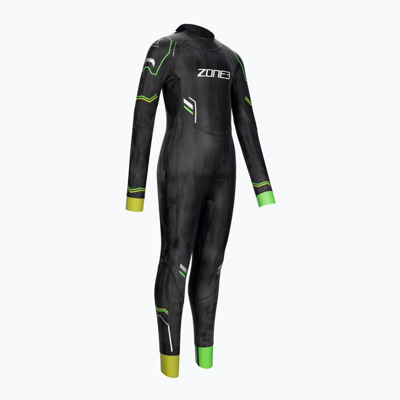 Pianka triathlonowa dziecięca Zone3 Adventure 3 mm black/silver/red/multi