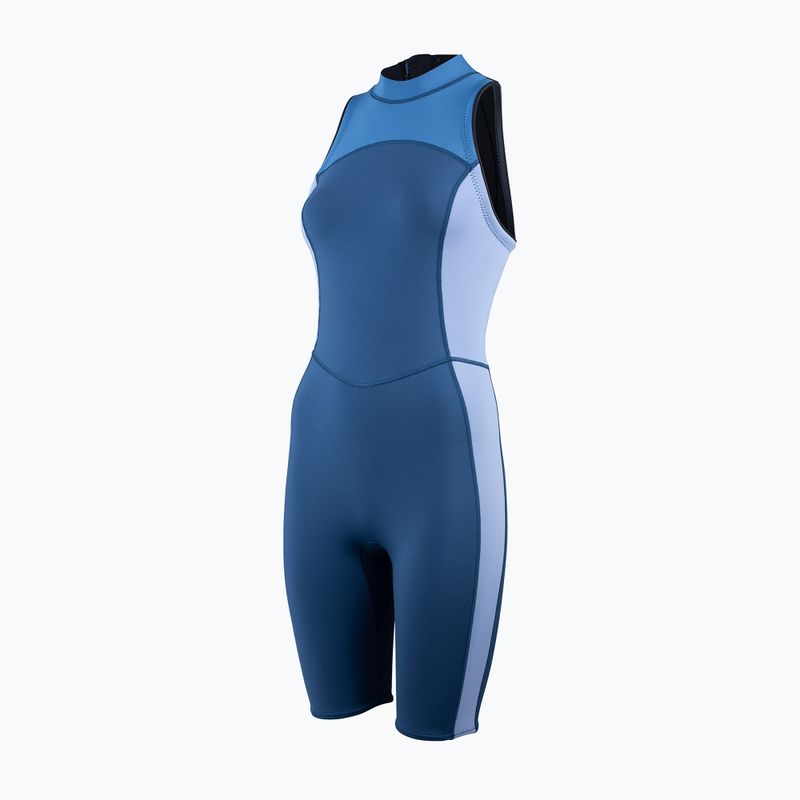 Strój pływacki jednoczęściowy damski ZONE3 Yulex Kneeskin multi blue/white