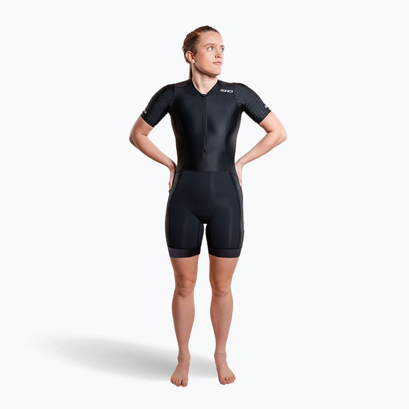 Kombinezon triathlonowy damski ZONE3 Activate+ Trisuit black 4
