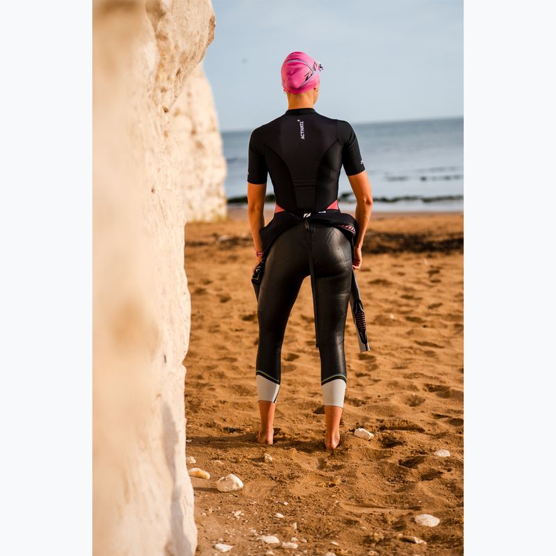 Kombinezon triathlonowy damski ZONE3 Activate+ Trisuit black 13