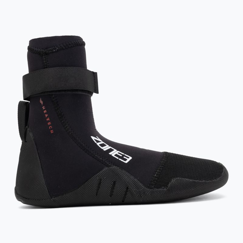 Buty neoprenowe ZONE3 Heat-Tech Dura Swim black 2