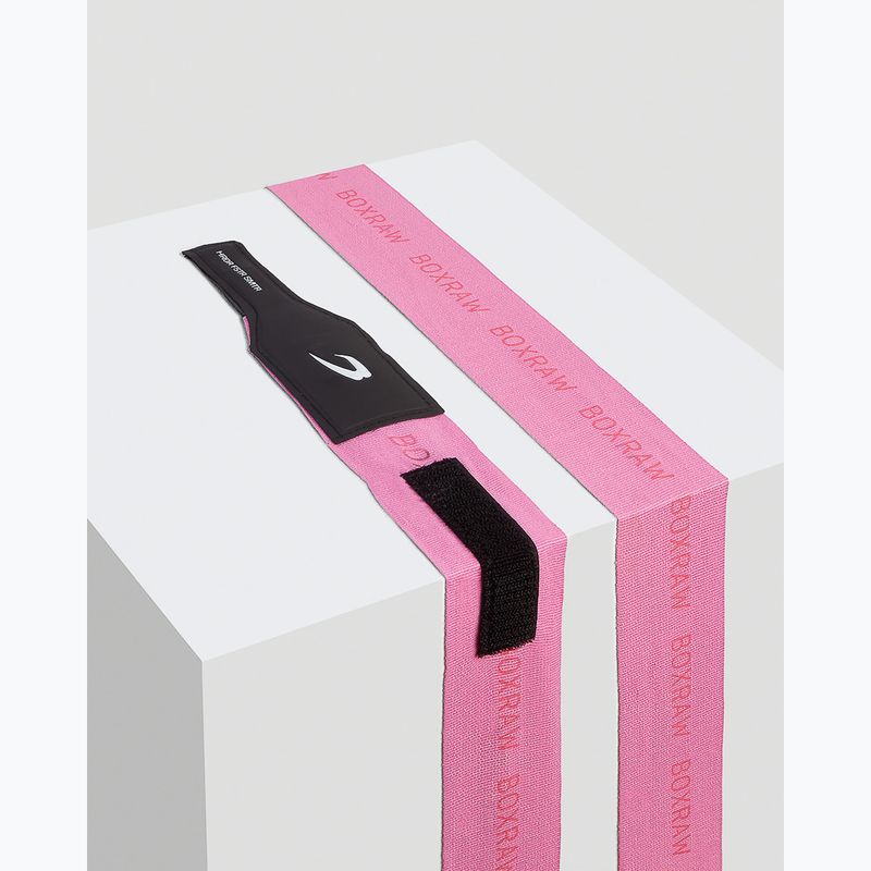 Bandaże bokserskie BOXRAW Hand Wraps pink 4