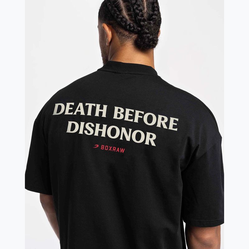 Koszulka męska BOXRAW Death Before Dishonor Oversized black 7
