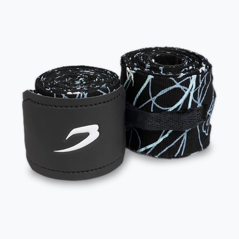 Bandaże bokserskie BOXRAW Dyscyplined Thought Hand Wraps 450 cm black 5