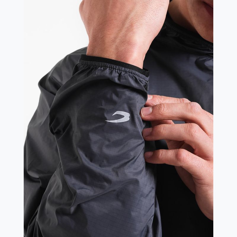 Bluza męska BOXRAW Genaro Oversized Windbreaker Hoodie charcoal 9