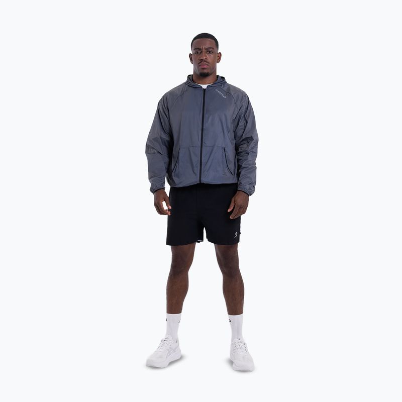 Kurtka męska BOXRAW Genaro Zip Up Windbreaker charcoal 2