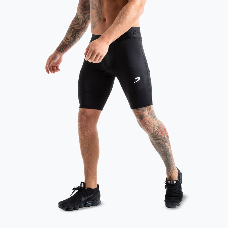 Spodenki treningowe męskie BOXRAW Saddler Compression black 5