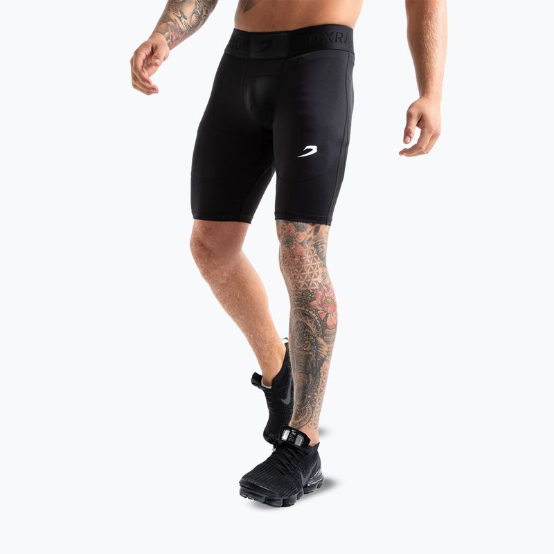 Spodenki treningowe męskie BOXRAW Saddler Compression black 6