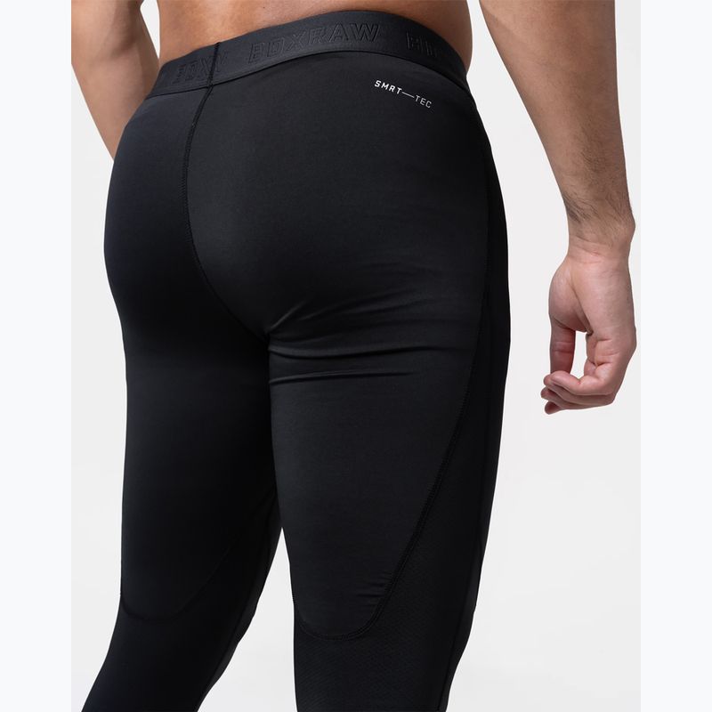Legginsy treningowe męskie BOXRAW Saddler Compression black 6