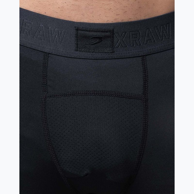 Legginsy treningowe męskie BOXRAW Saddler Compression black 7