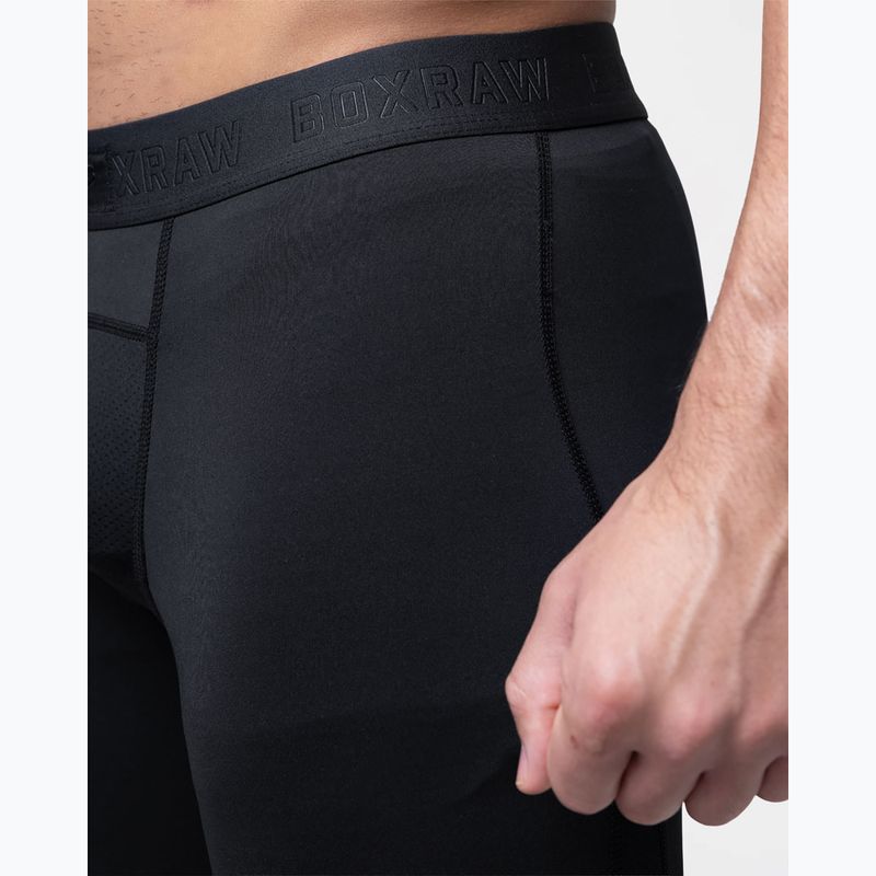Legginsy treningowe męskie BOXRAW Saddler Compression black 8