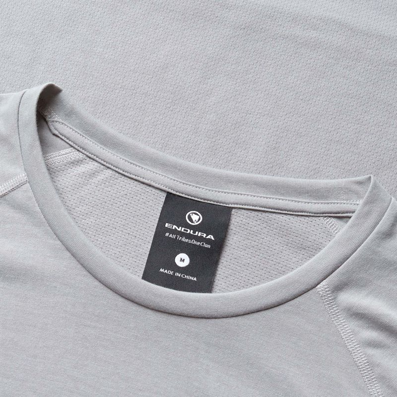 Koszulka rowerowa męska Endura Loop Tech dreich grey 6