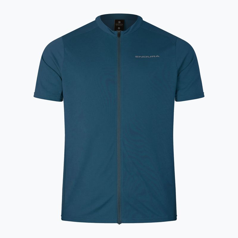 Koszulka rowerowa męska Endura Loop Zipped barra blue 4