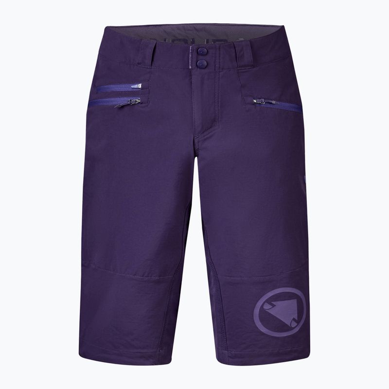Spodenki rowerowe damskie Endura Singletrack II Short W bramble