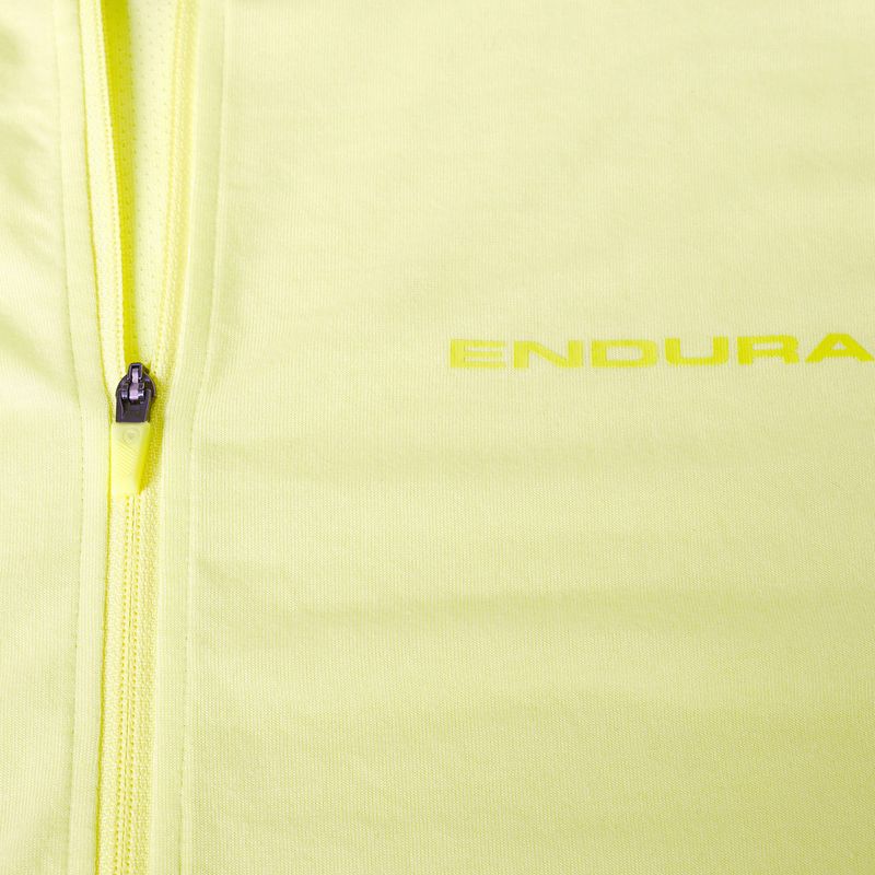 Koszulka rowerowa męska Endura Loop Zipped oil seed 3