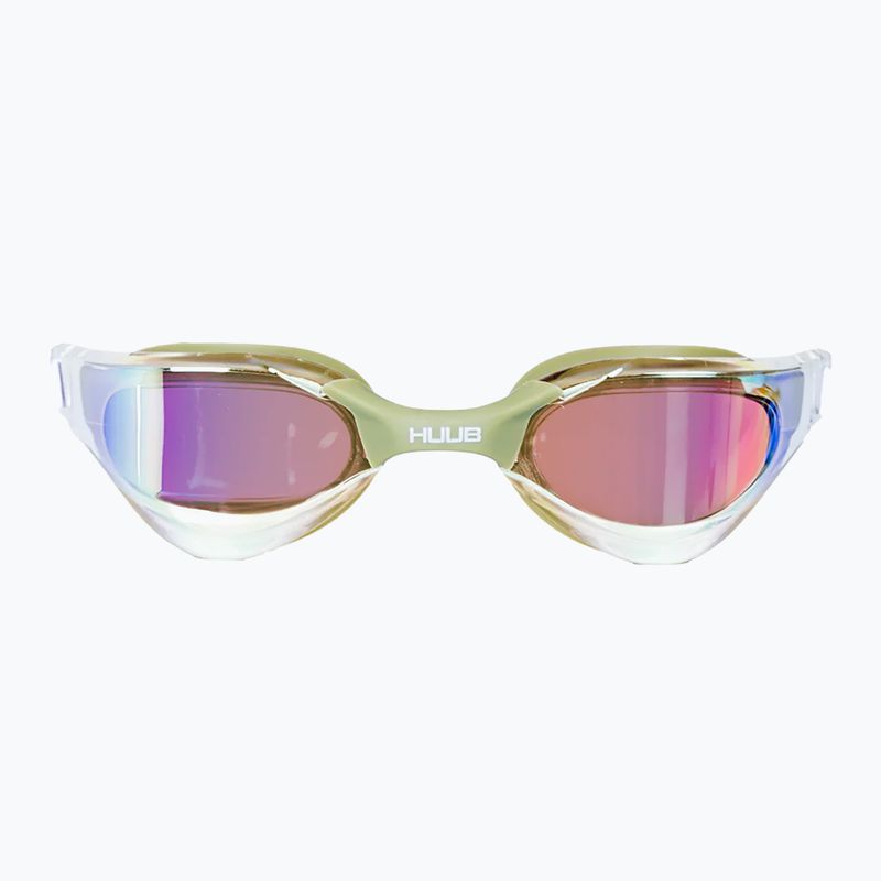 Okulary do pływania HUUB Thomas Lurz sage/clear gold mirror 6