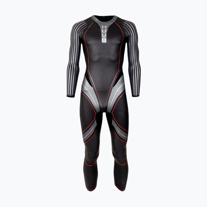 Pianka triathlonowa męska HUUB Aegis XV 3:5 black/red